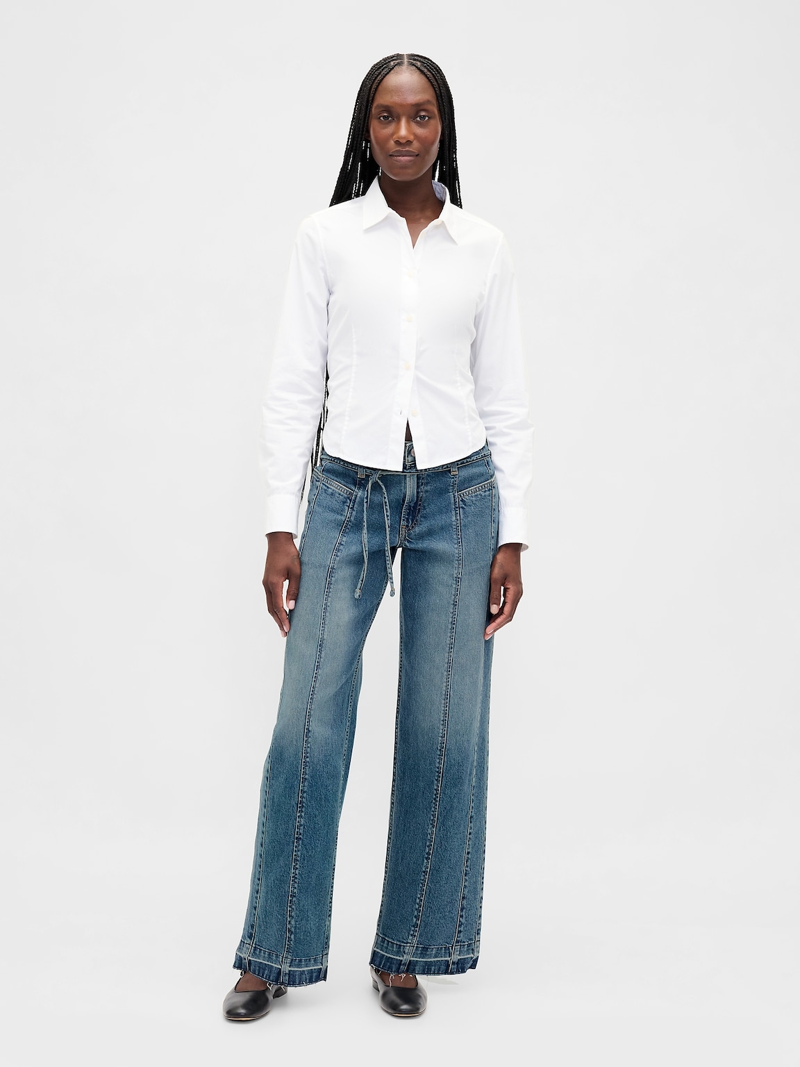 Low Rise '90s Loose Jeans