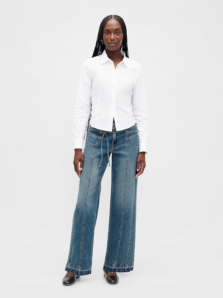 Low Rise '90s Loose Jeans
