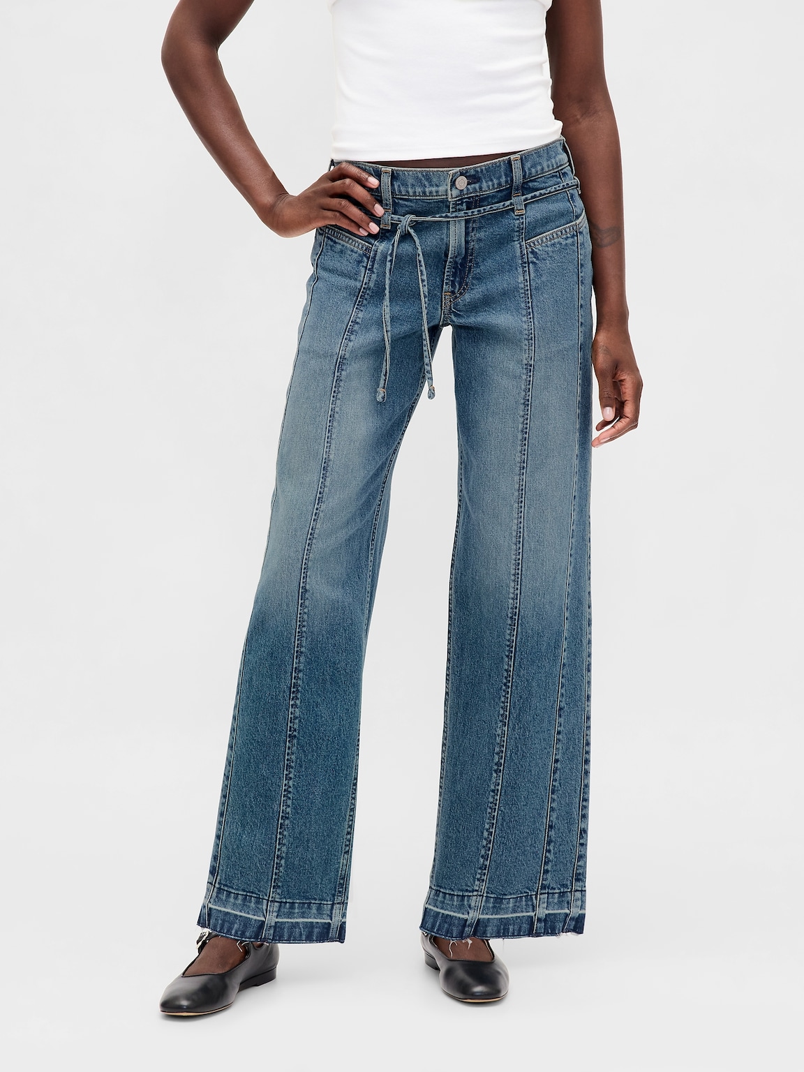 Low Rise '90s Loose Jeans
