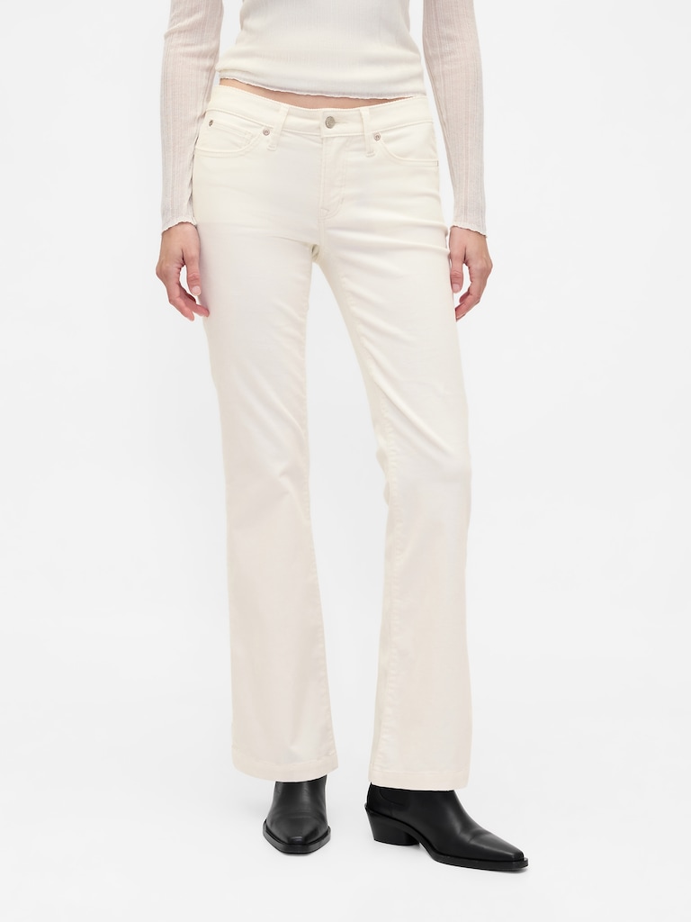 Low Rise Corduroy Long & Lean Pants