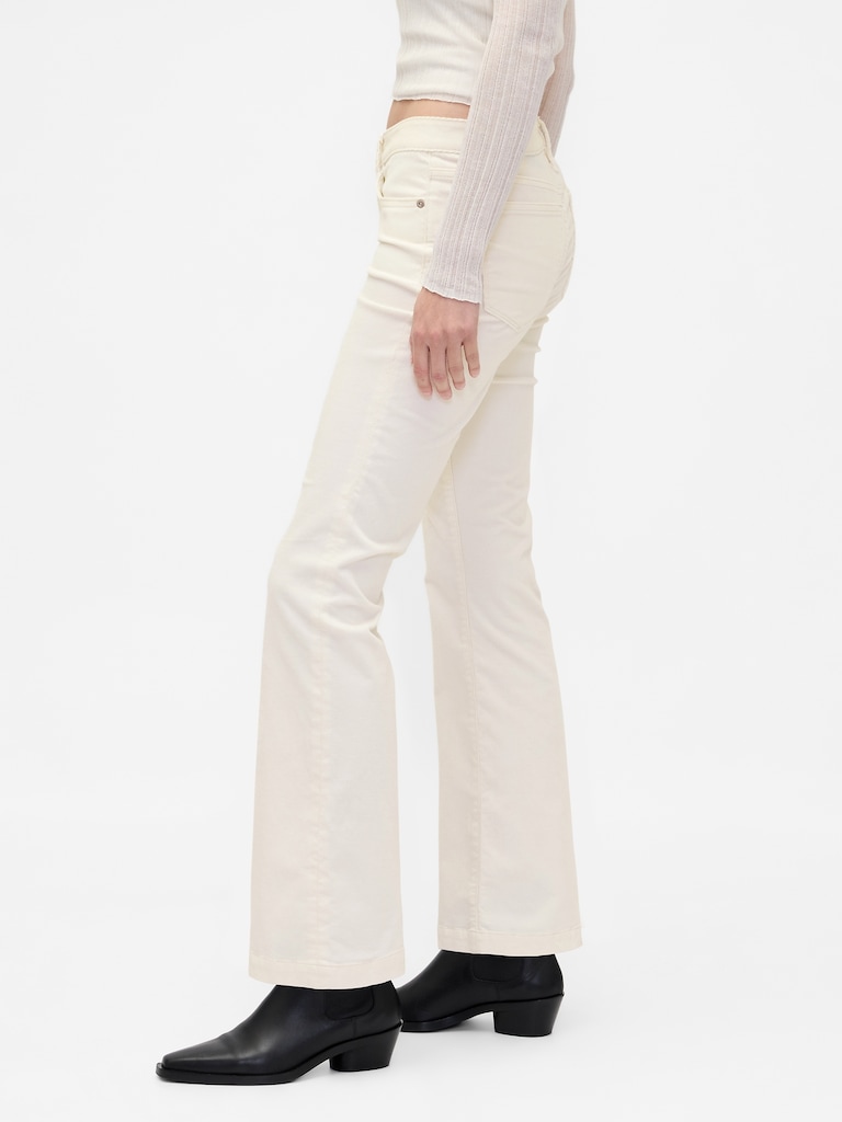 Low Rise Corduroy Long & Lean Pants