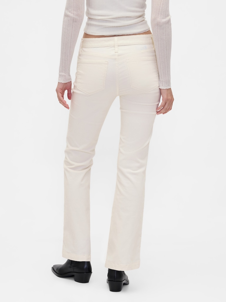 Low Rise Corduroy Long & Lean Pants