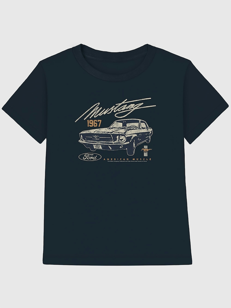 Ford American Muscle Dark Graphic T-Shirt for Kids