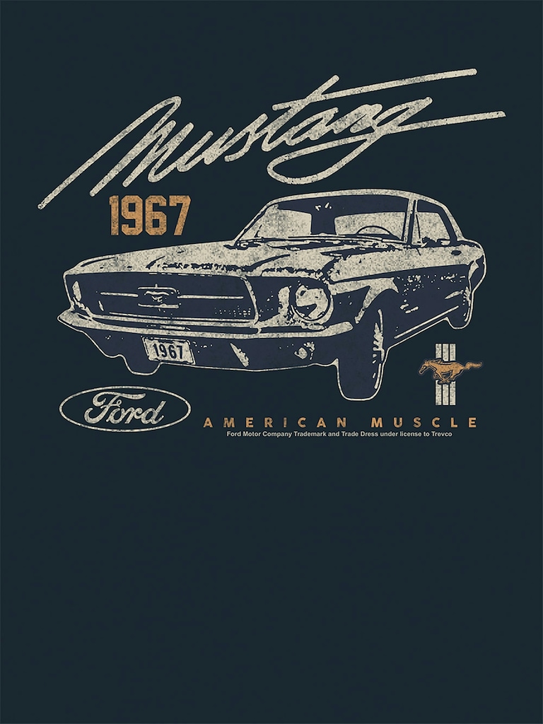 Ford American Muscle Dark Graphic T-Shirt for Kids