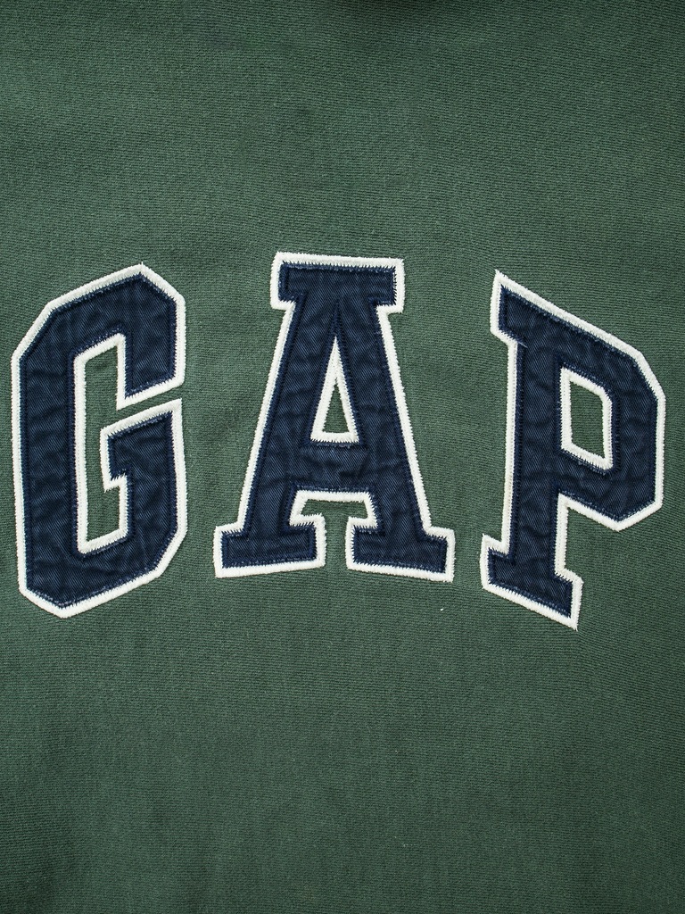 90s GapVintage Mens Logo Hoodie L