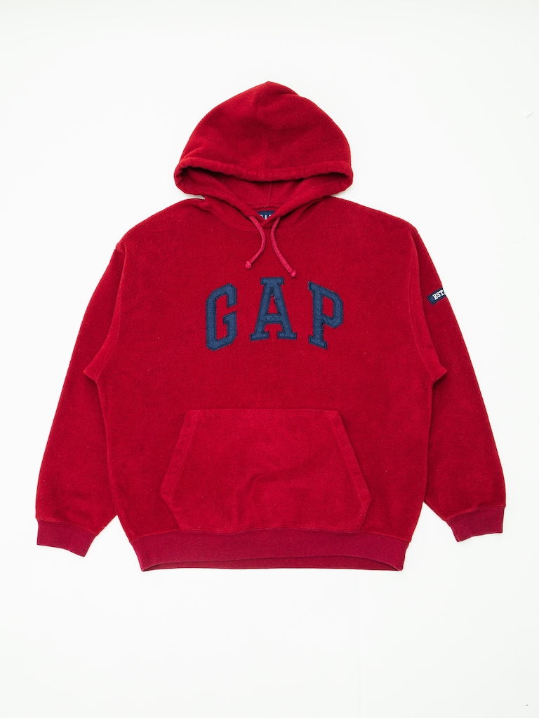 90s GapVintage Mens Logo Hoodie M