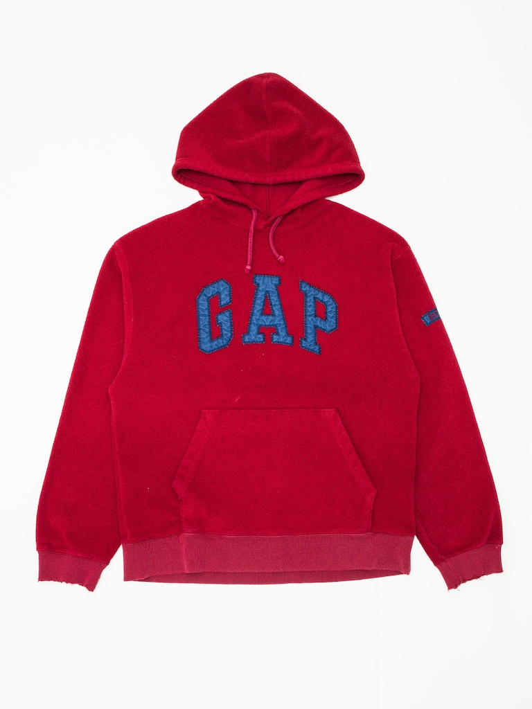 90s GapVintage Mens Logo Hoodie M