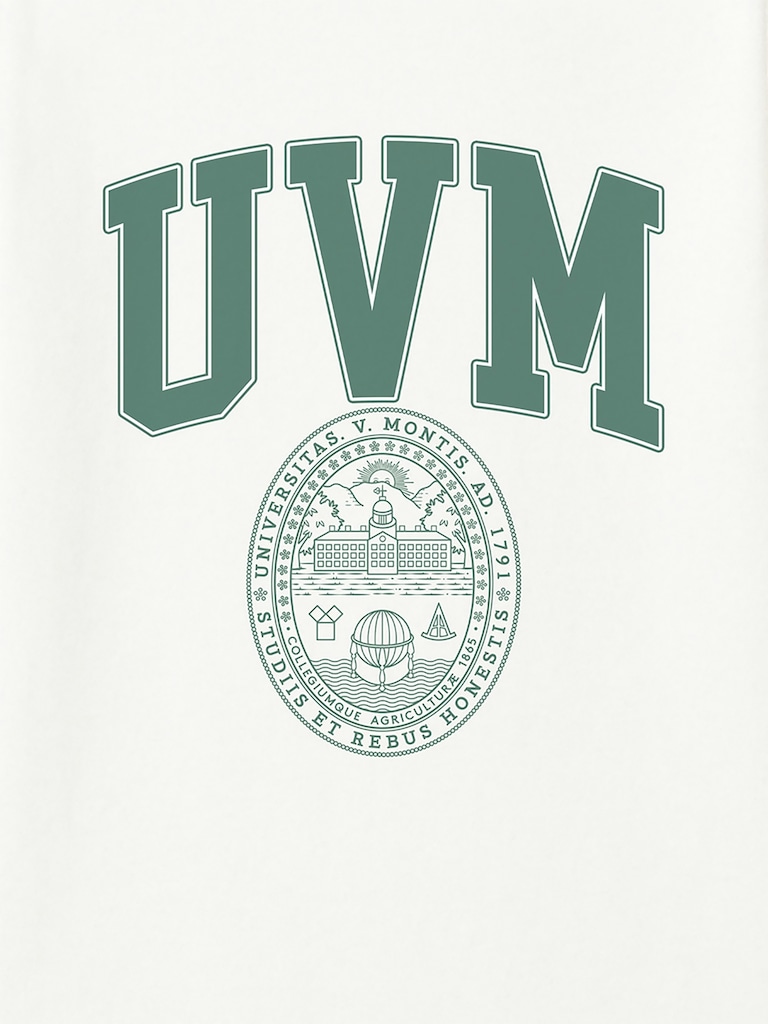 UVM College Crest Graphic T-Shirt