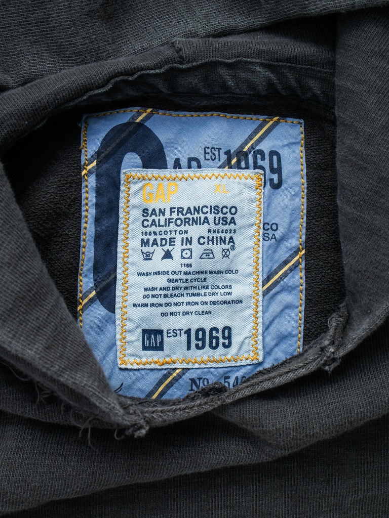 2000s GapVintage Mens 1969 Hoodie XL
