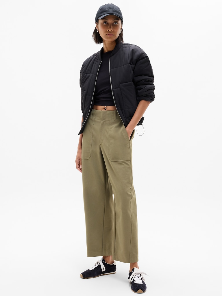 Skyline High Rise Barrel Leg Pant