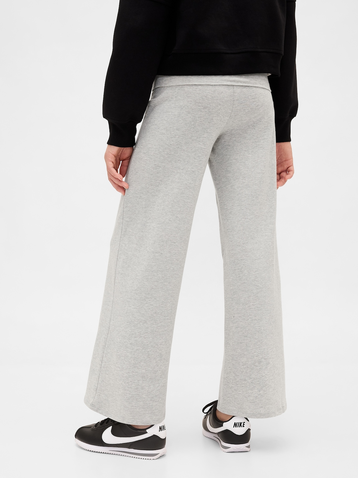 Kids Wide-Leg Foldover Leggings