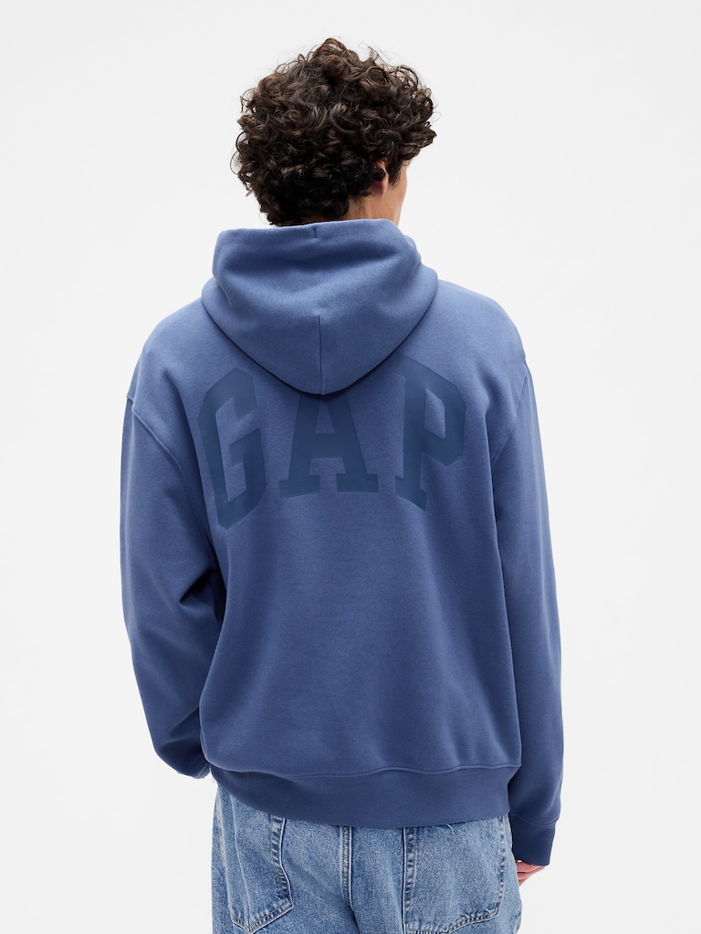 Oversized Gap Mini-Logo Hoodie
