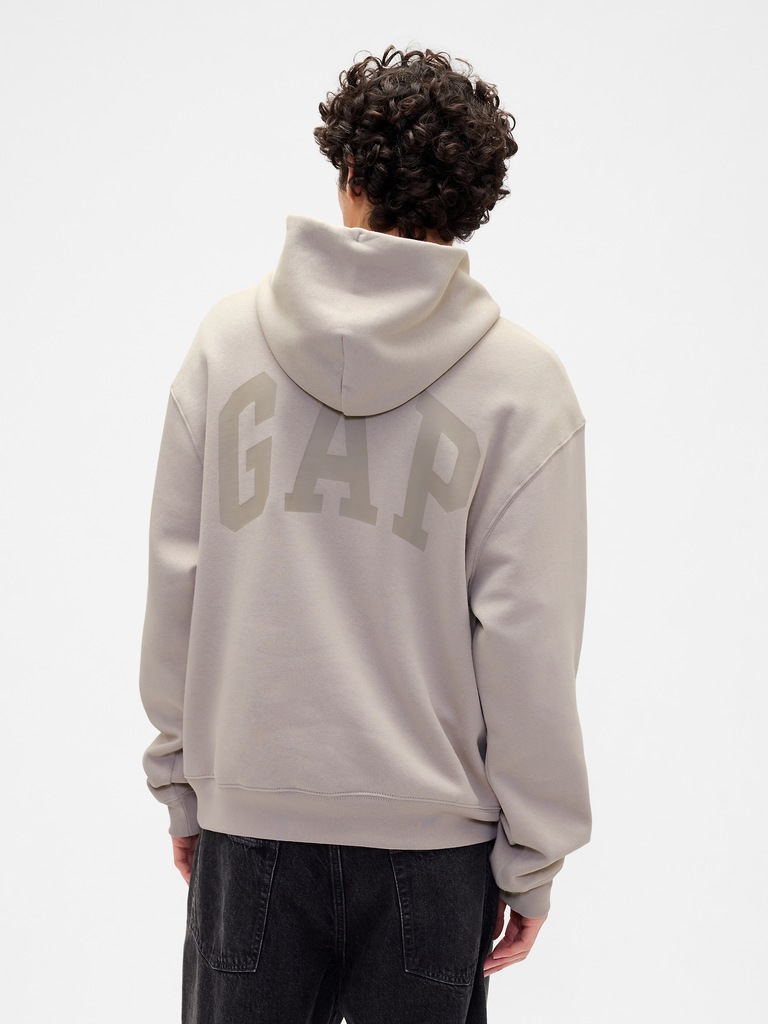 Oversized Gap Mini-Logo Hoodie