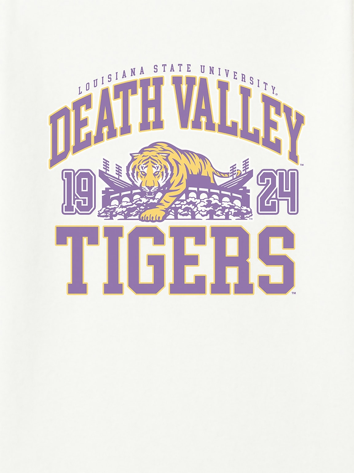 LSU Death Valley Tigers Graphic T-Shirt