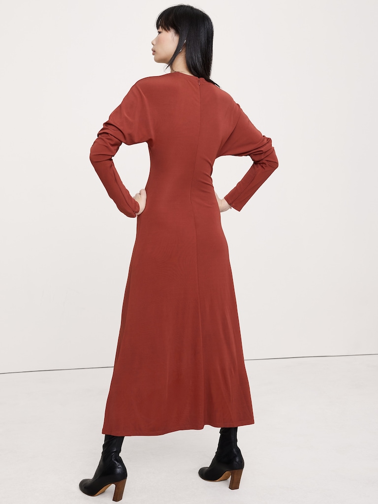 Matte Jersey Midi Dress