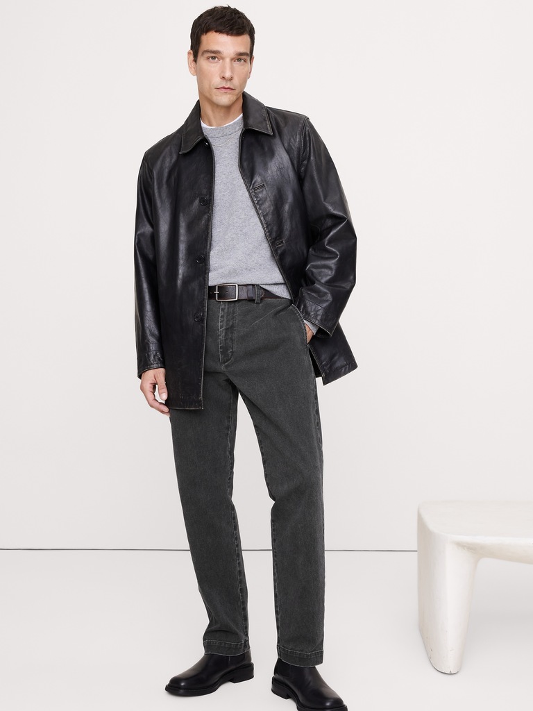 Straight Brushed Italian Chino