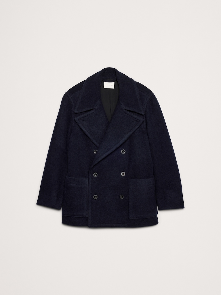 Italian Melton Peacoat