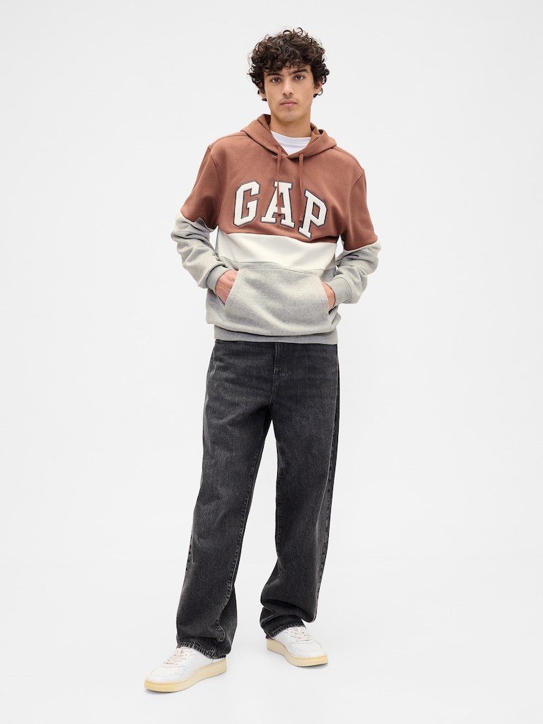 Relaxed Gap Logo Colorblock Hoodie