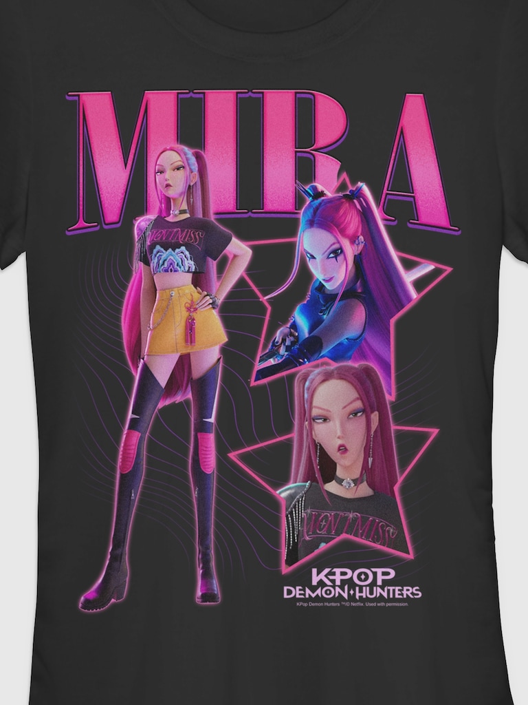 K-Pop Demon Hunters Y2K Mira Graphic T-Shirt