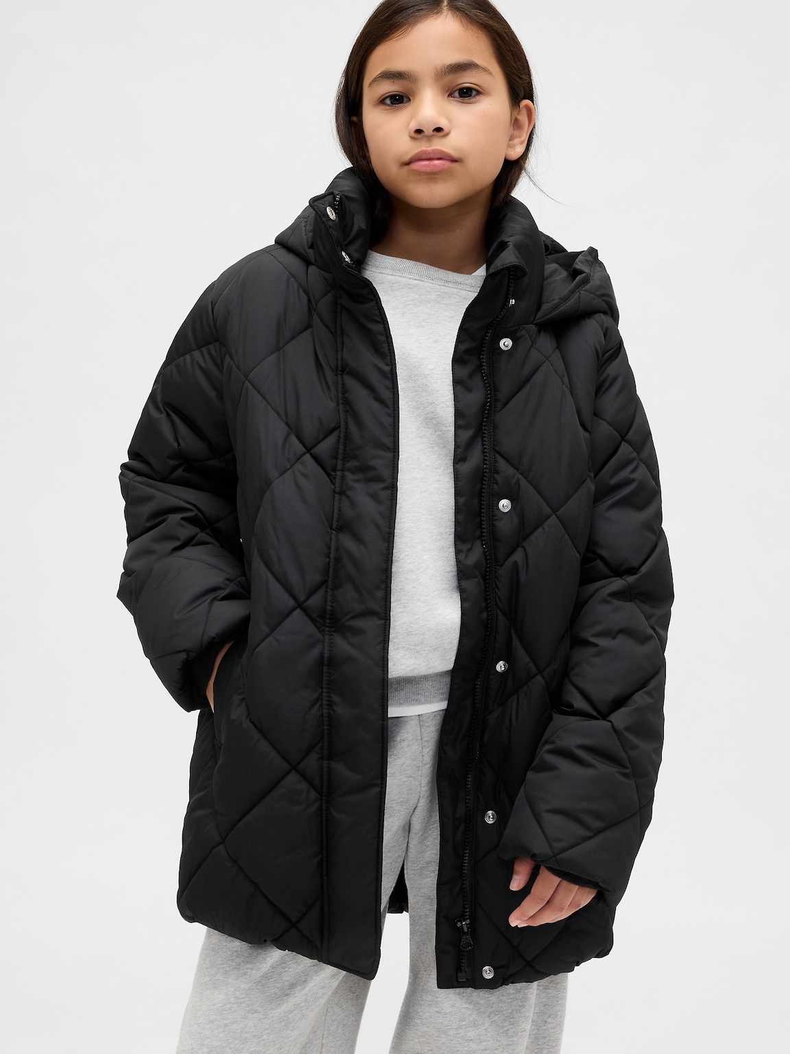 Kids Quilted Puffer Coat