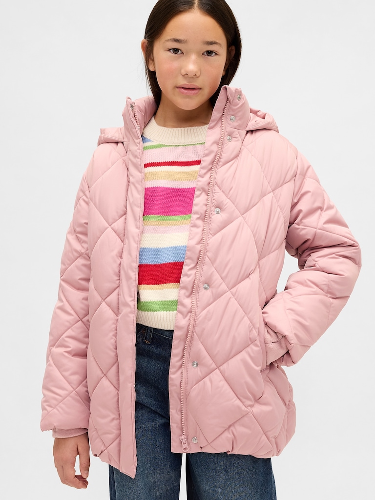 Kids Quilted Puffer Coat