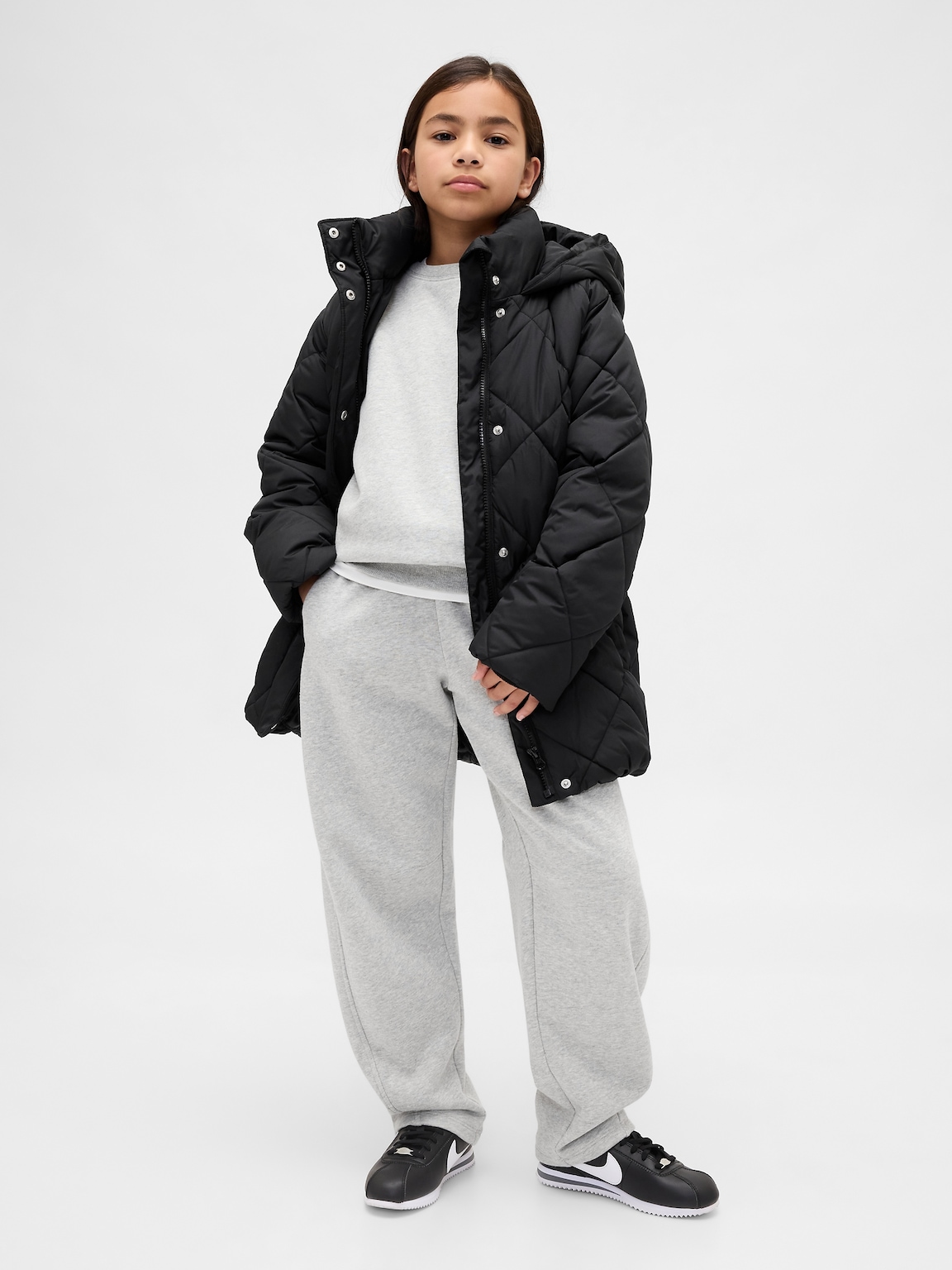 Kids Quilted Puffer Coat