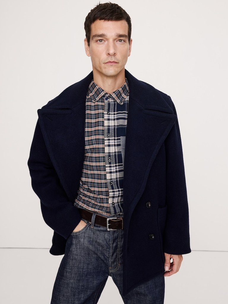 Relaxed-Fit Patchwork Oxford Shirt