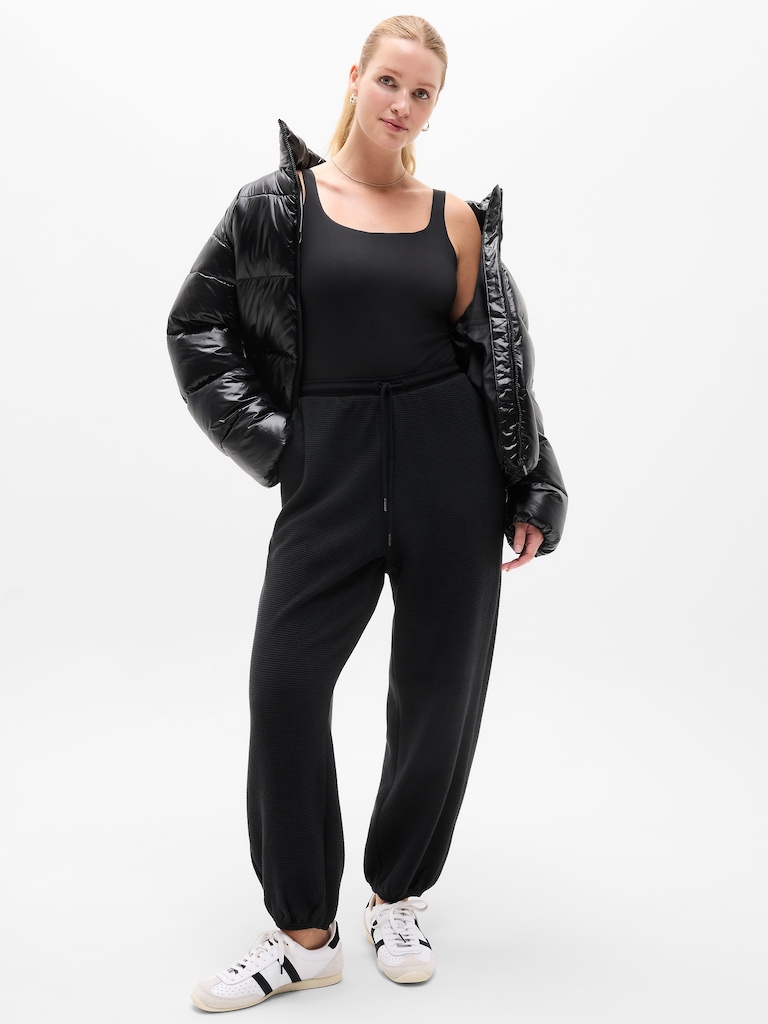 Tranquil Mid Rise Waffle Jogger