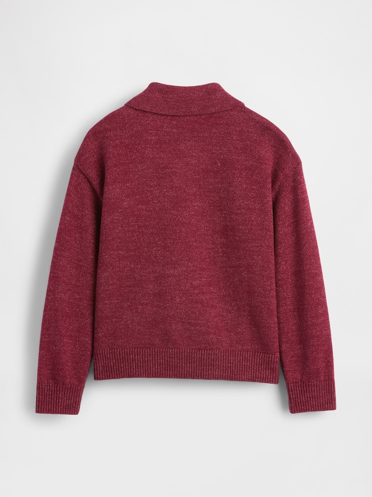 Baby & Toddler Collared Button-Front Sweater