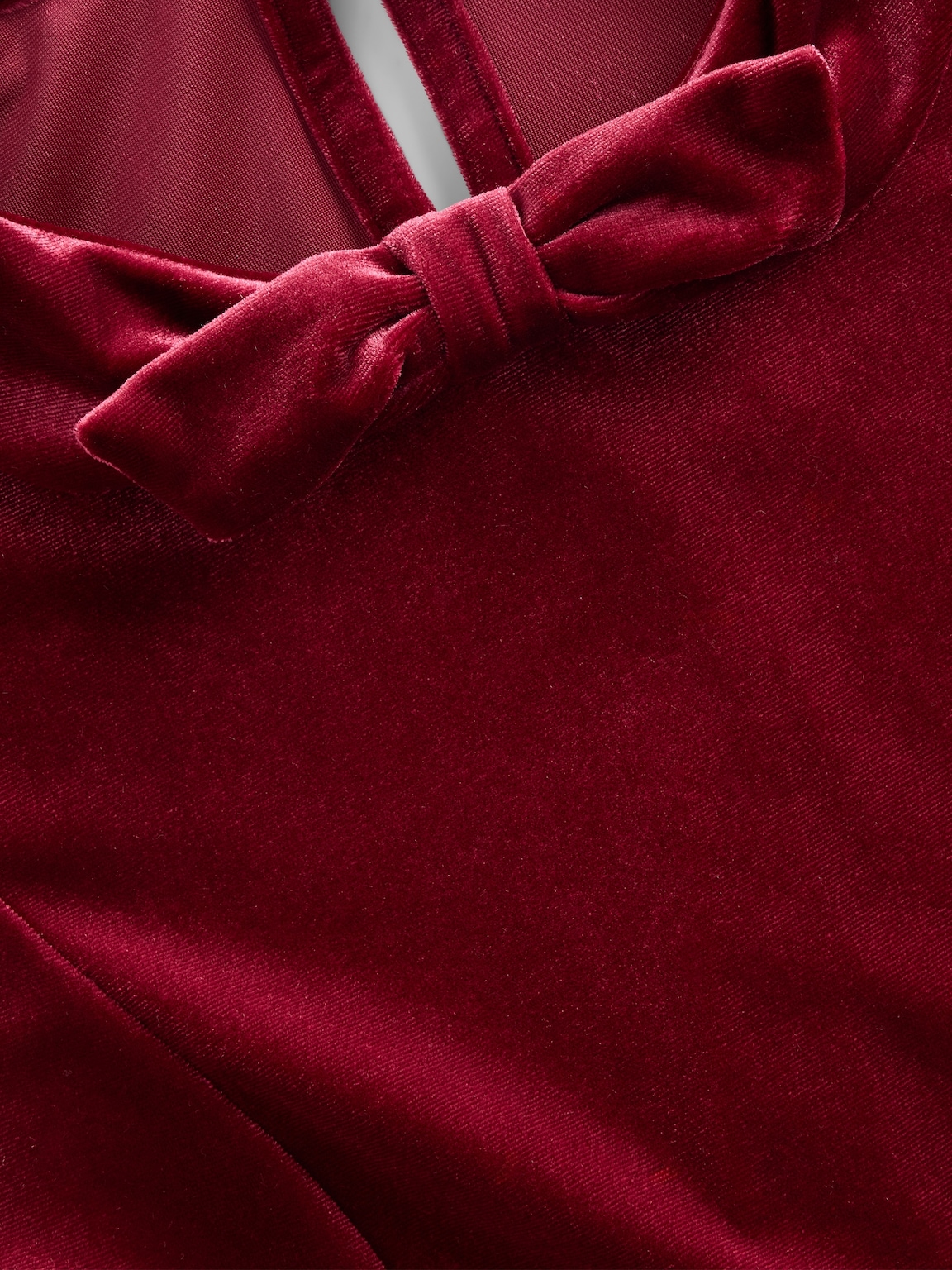 Kids Velvet Bow Dress