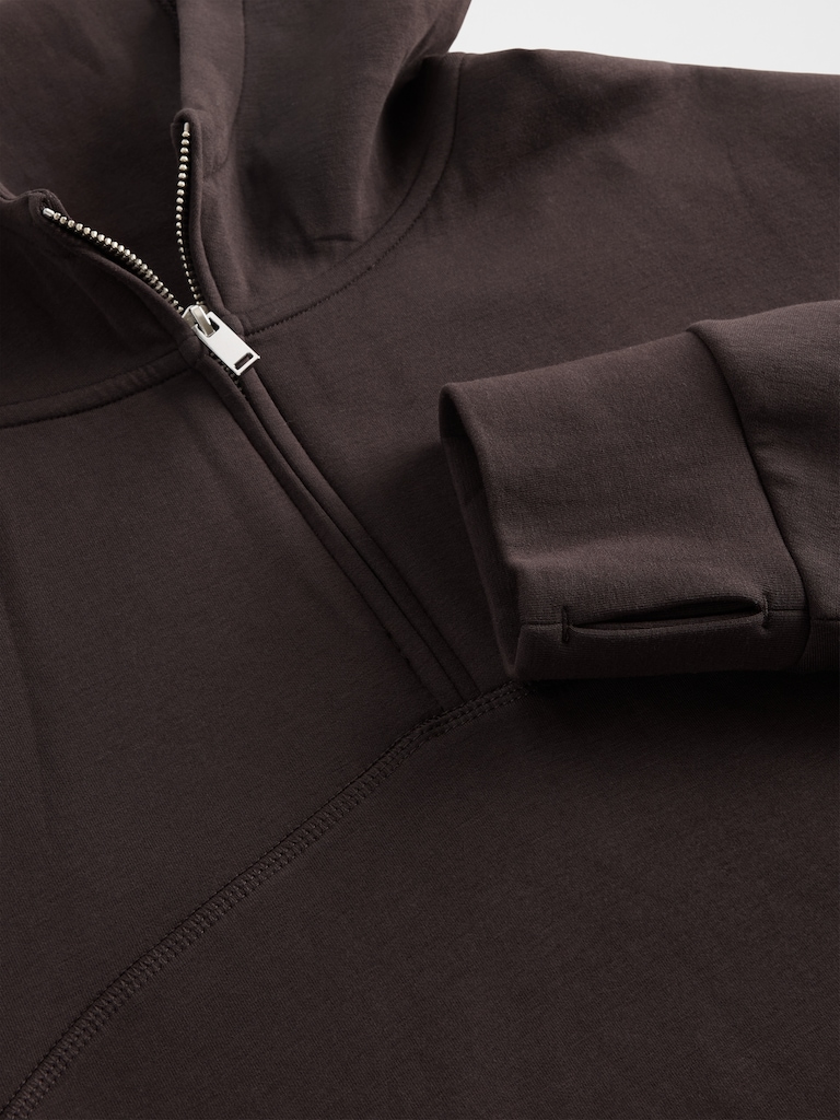 GapFit Oversized Quarter-Zip Hoodie