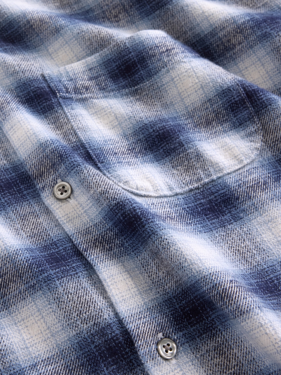 Organic Cotton Relaxed Flannel Shirt