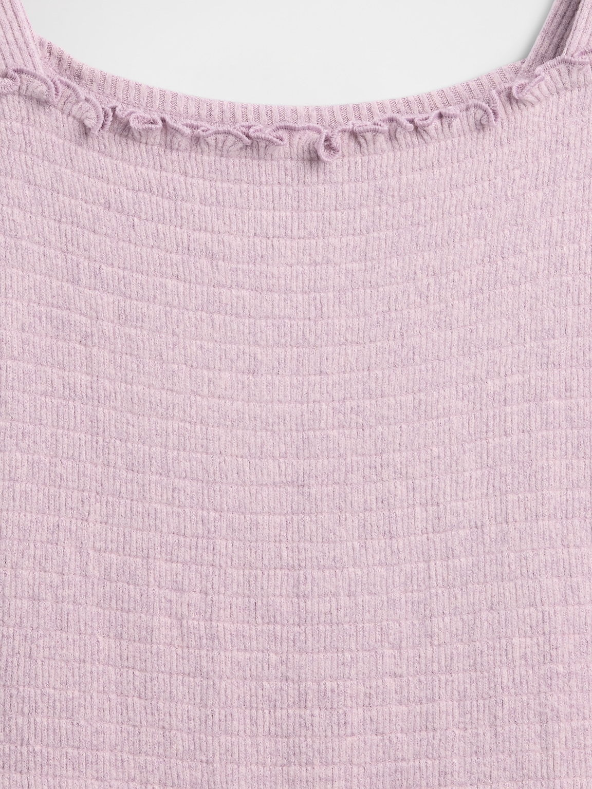 Kids Softspun Smocked Square-Neck Dress