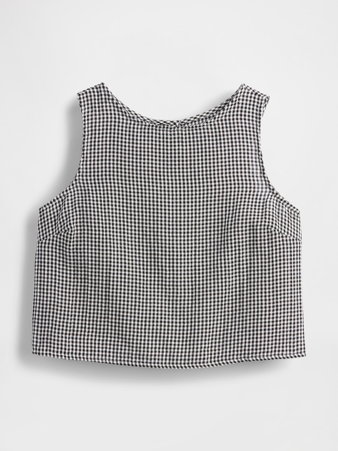 Cotton Gauze Crop Shell Top