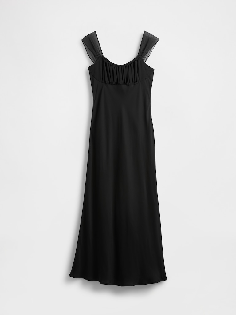 Mixed Media Maxi Dress