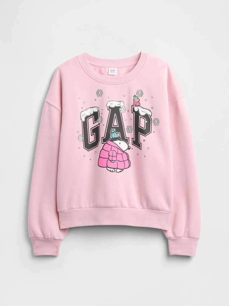 GapKids Peanuts Oversized Wedge Logo Sweatshirt