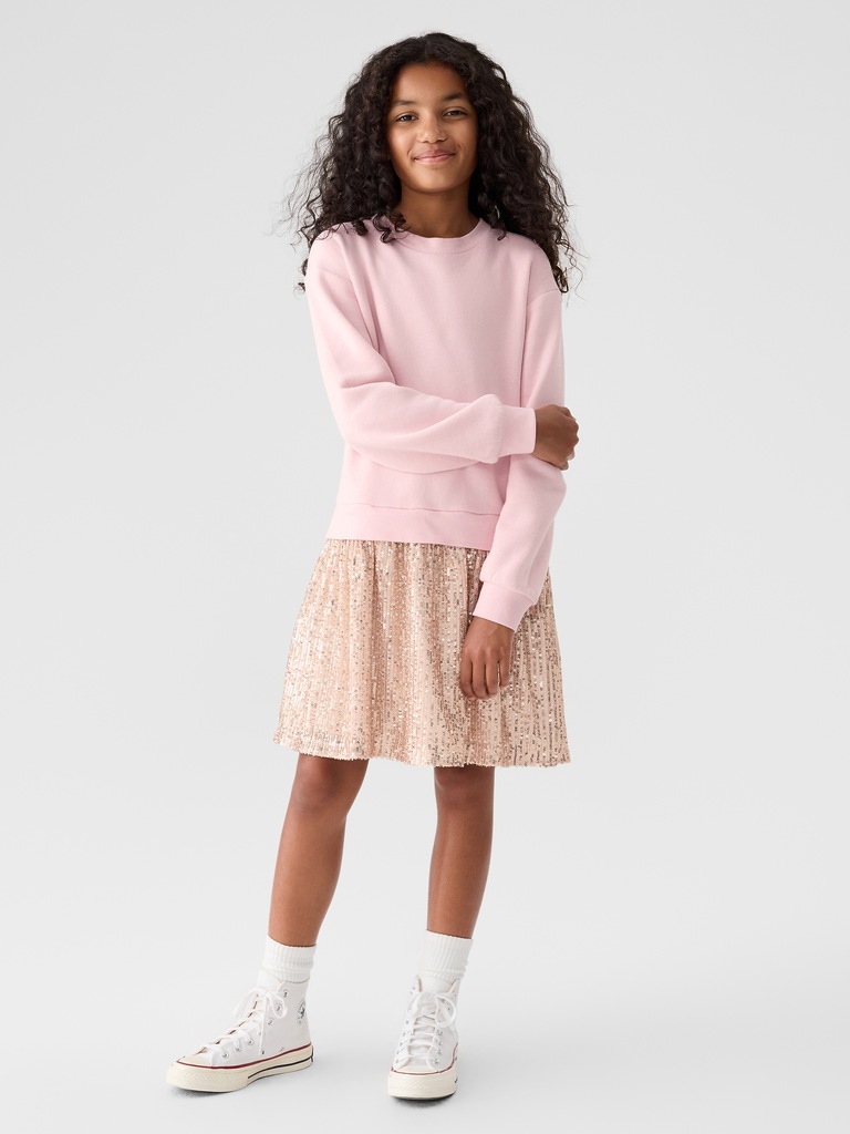 Kids Oversized Sweatshirt Dress