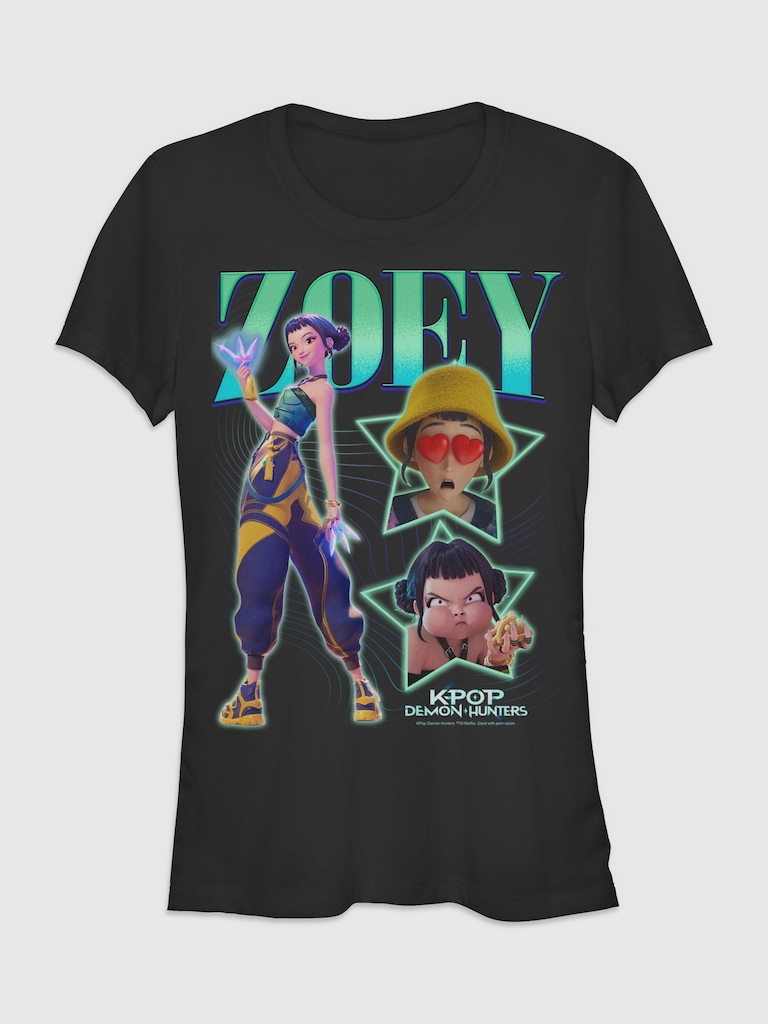 K-Pop Demon Hunters Y2K Zoey Graphic T-Shirt