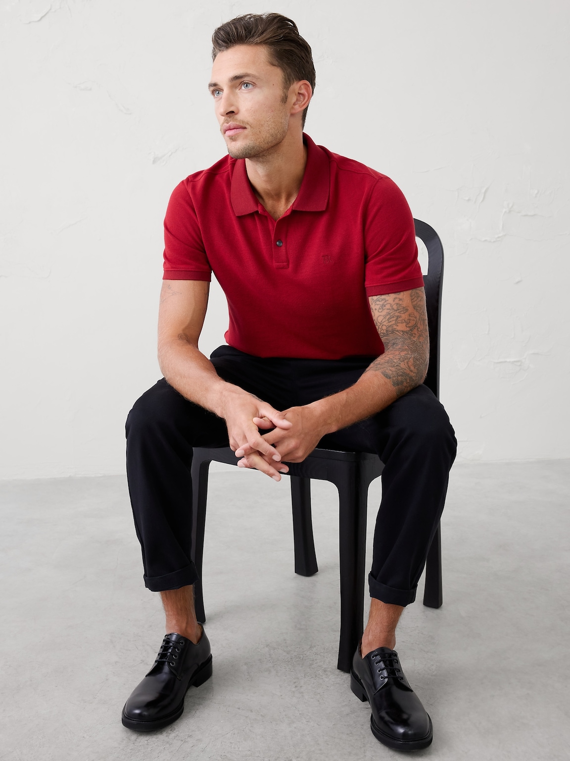 Slim-Fit Pique Polo