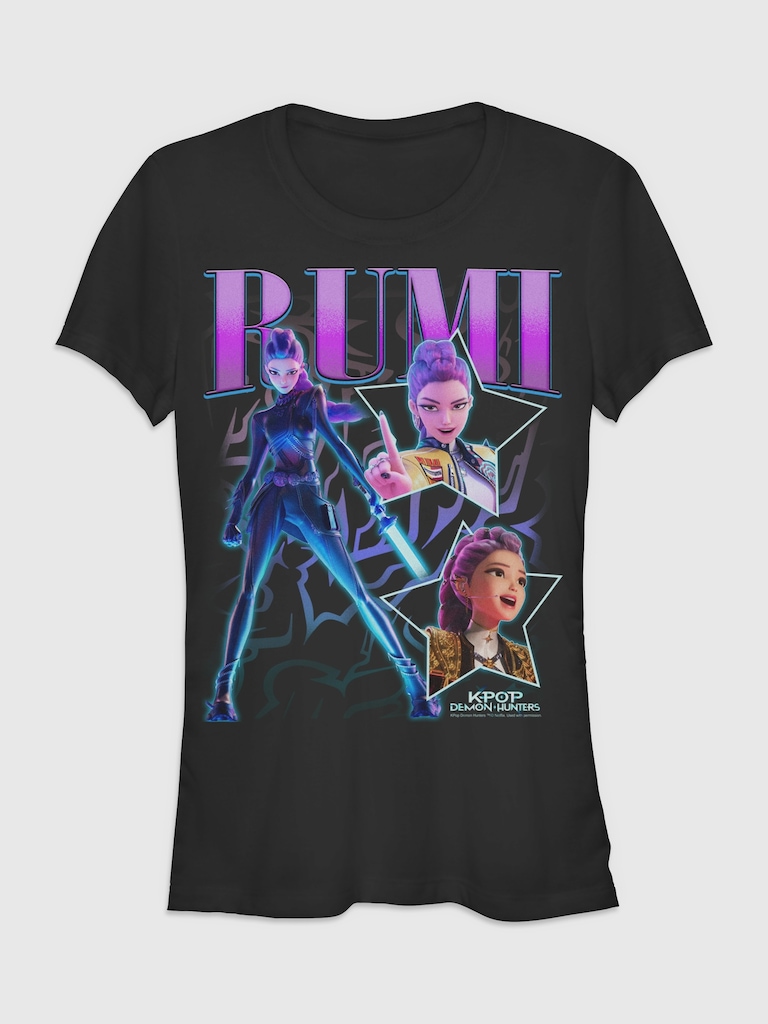 K-Pop Demon Hunters Y2K Rumi Graphic T-Shirt