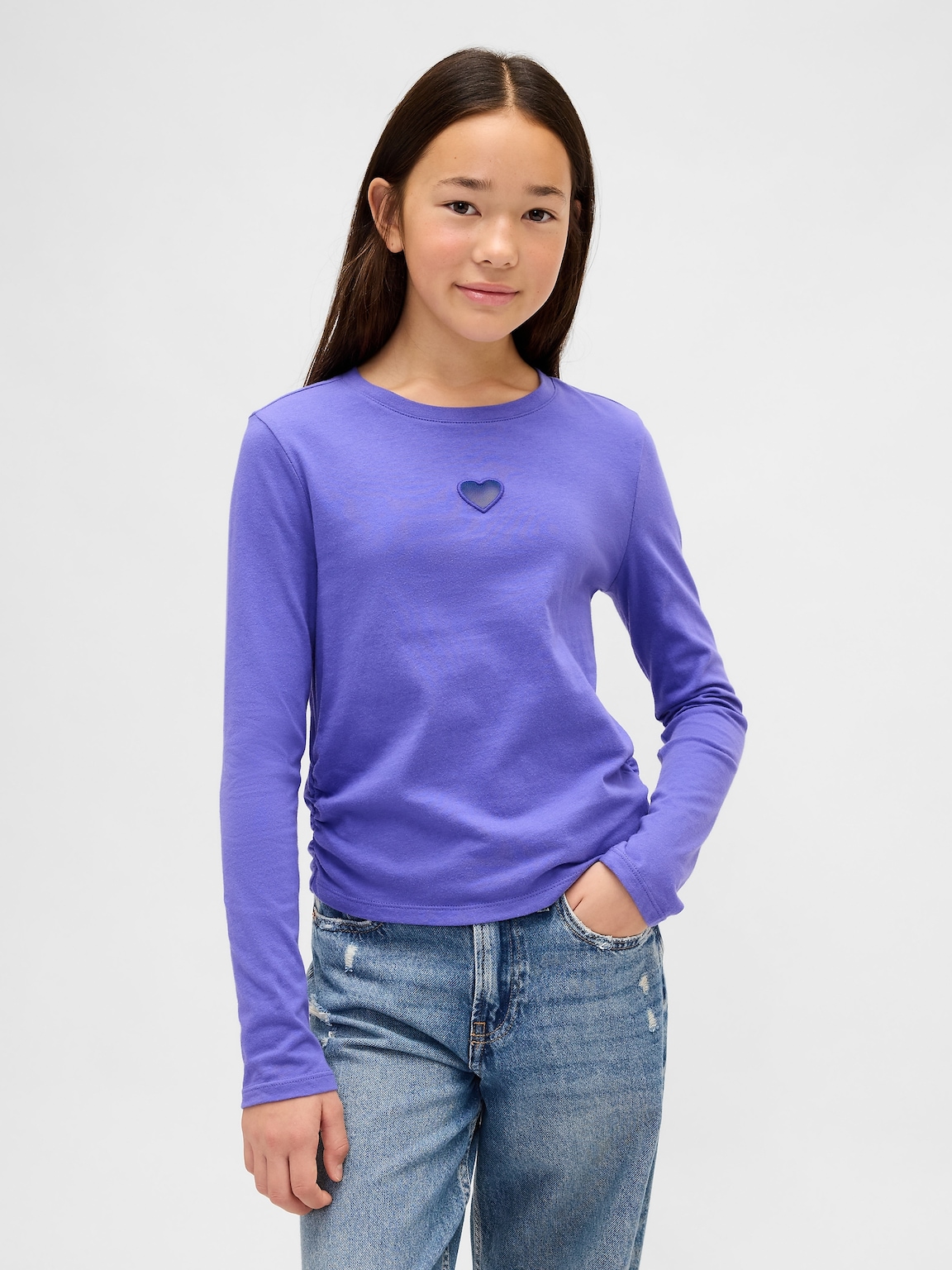 Kids Ruched Side T-Shirt