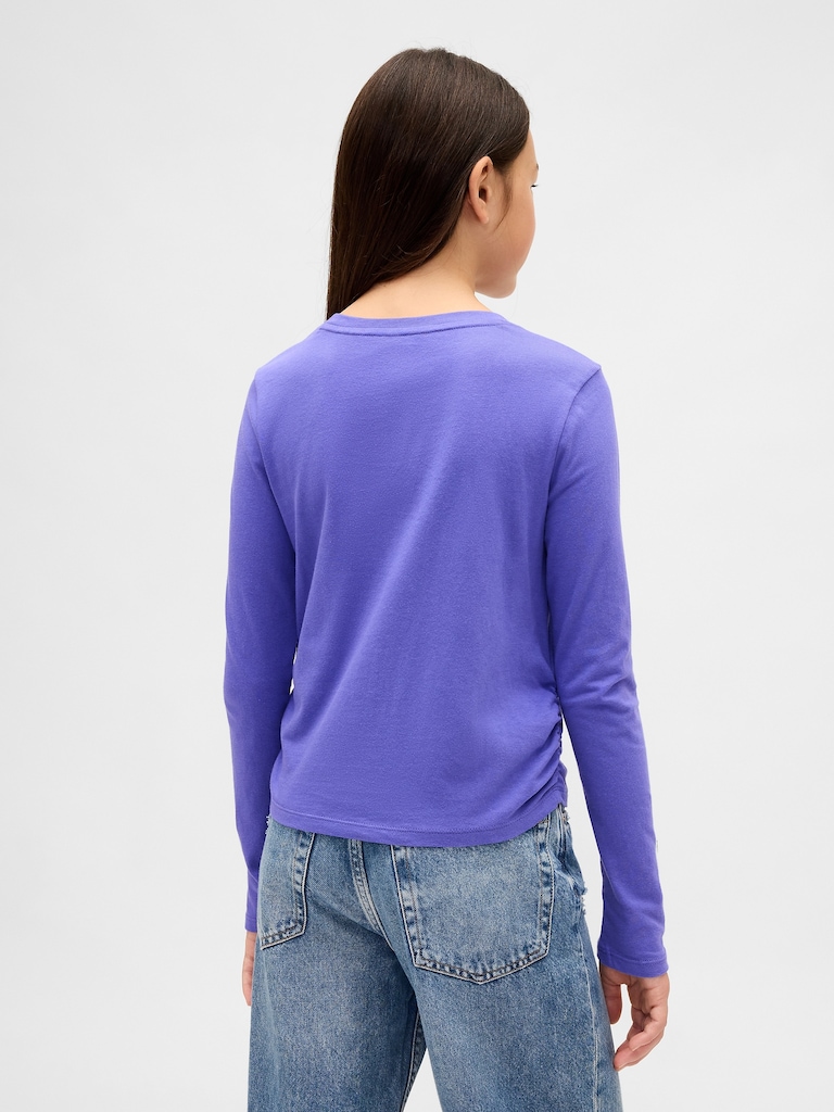Kids Ruched Side T-Shirt