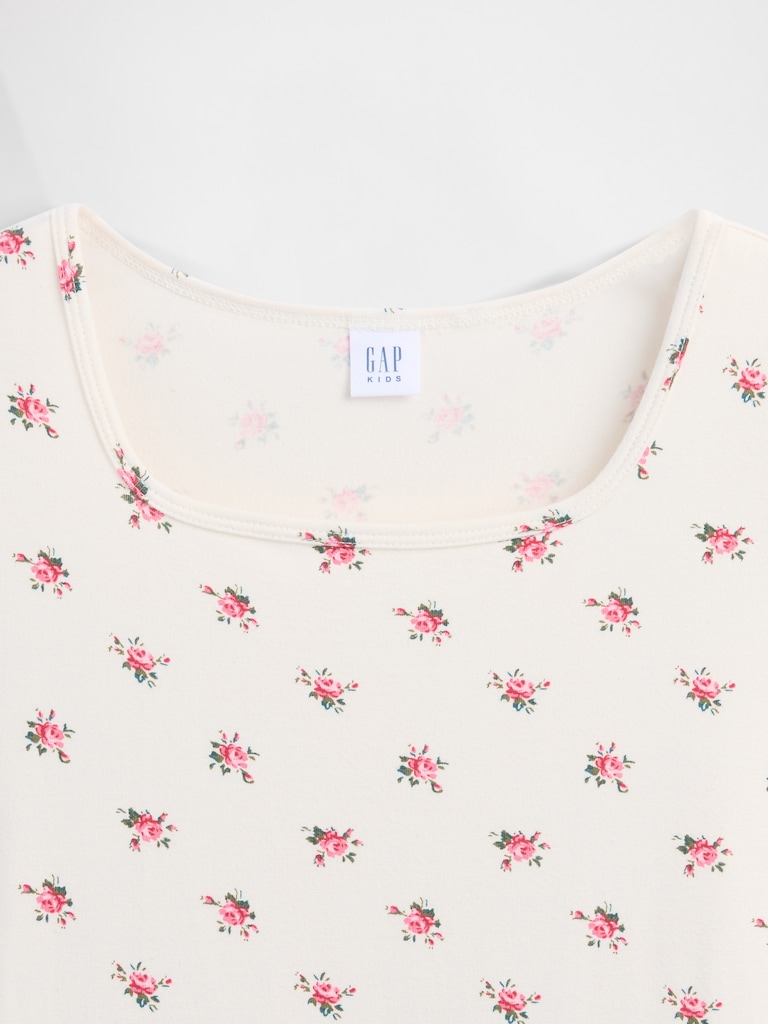 Kids Square-Neck Dress