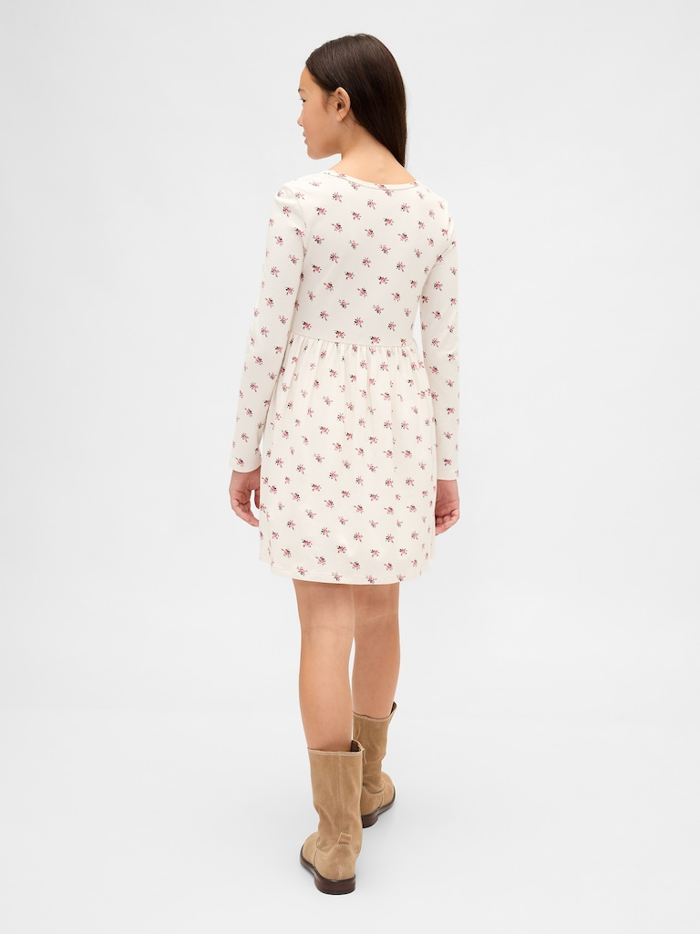 Kids Square-Neck Dress