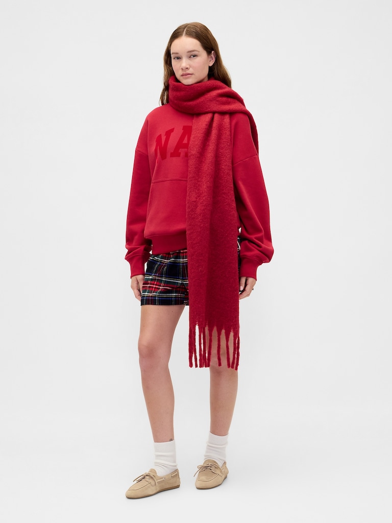 Brushed Fringe Scarf
