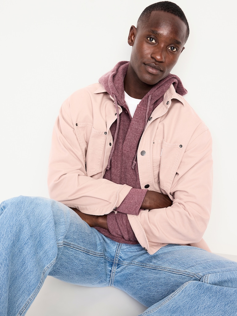 Plush Rugby Pullover Hoodie