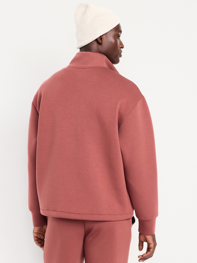 Bounce Fleece Oversized Quarter-Zip Pullover