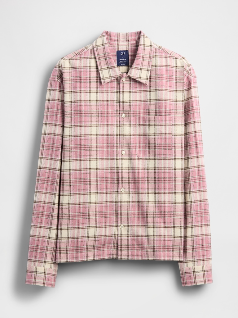 Organic Cotton Relaxed Flannel Shirt