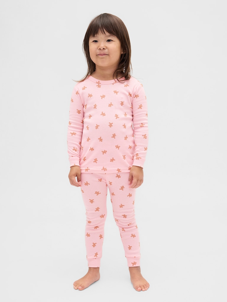 Kids & Baby Organic Brushed Cotton Holiday PJ Set