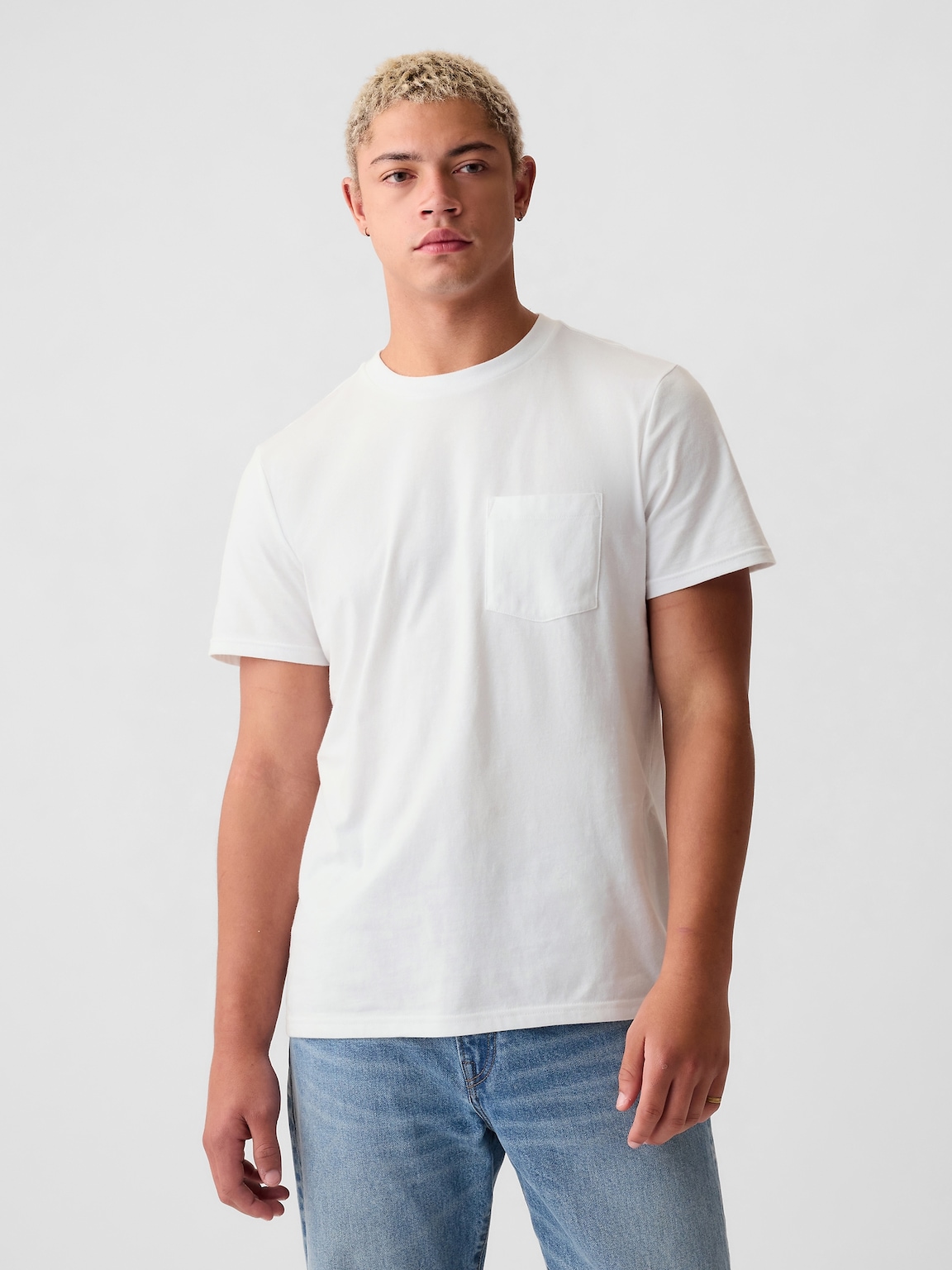 Adult Organic Cotton Pocket T-Shirt